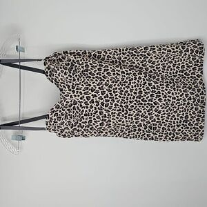 Bodyslimmers Leopard Longline Bodyshaper Cami or Mini Slip Underwire Bra Support